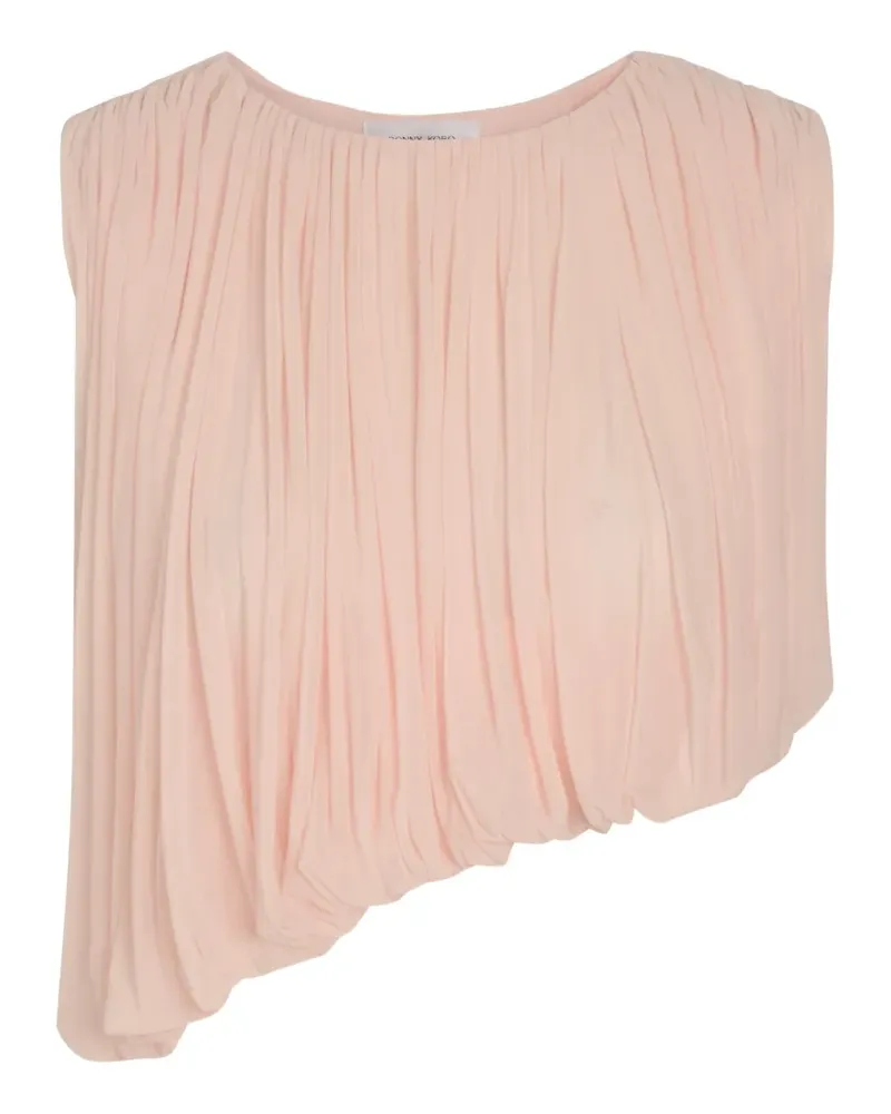 Ronny Kobo Asymmetrische Chelly Bluse - Rosa Rosa