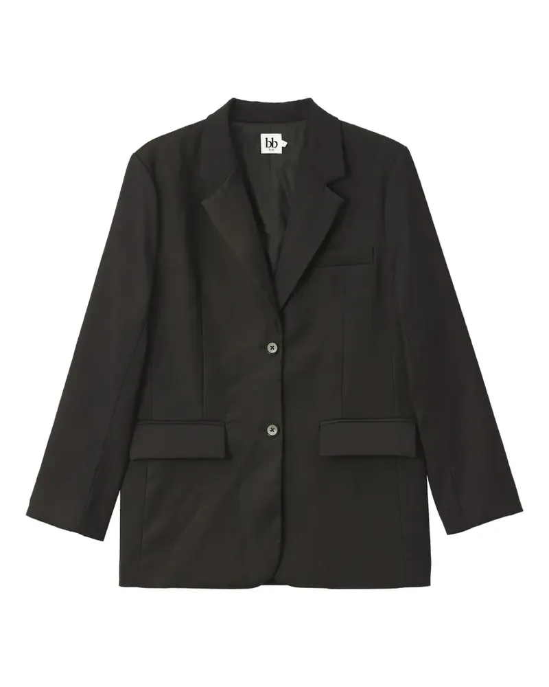 b+ab single-breasted blazer - Schwarz Schwarz