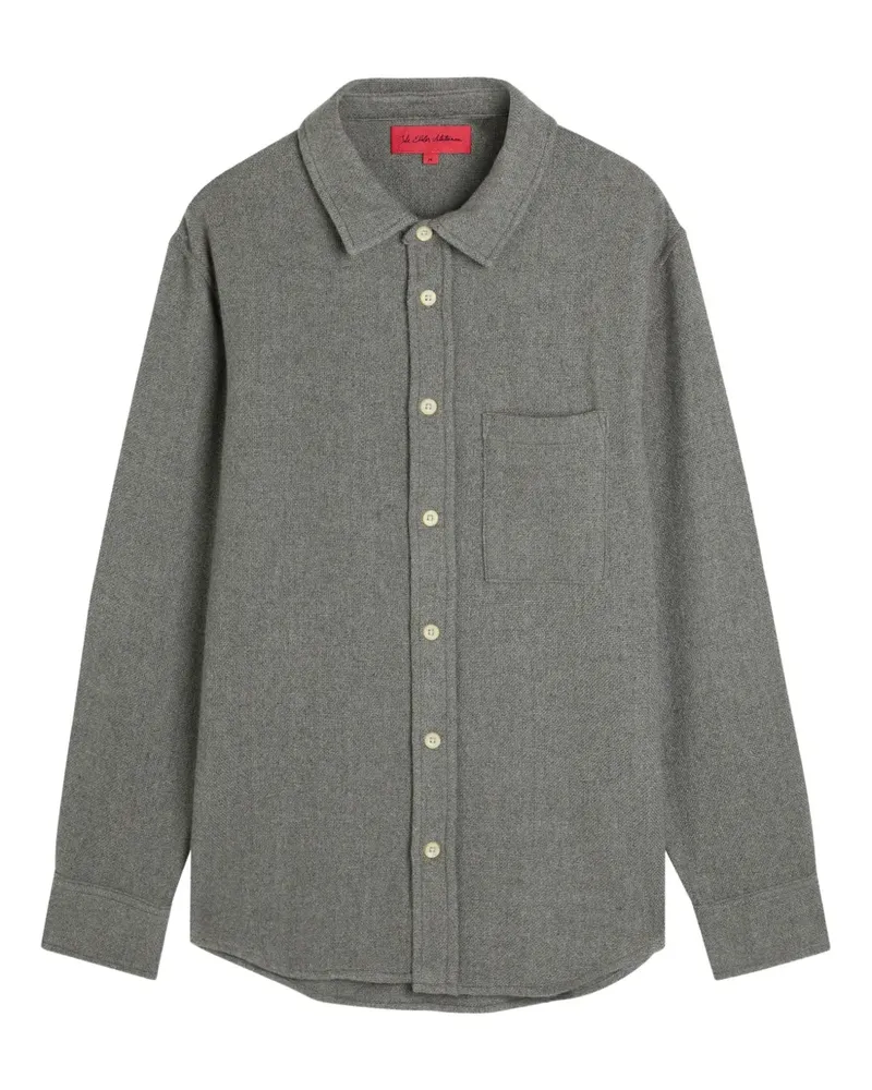 The Elder Statesman button woven overshirt - Grau Grau