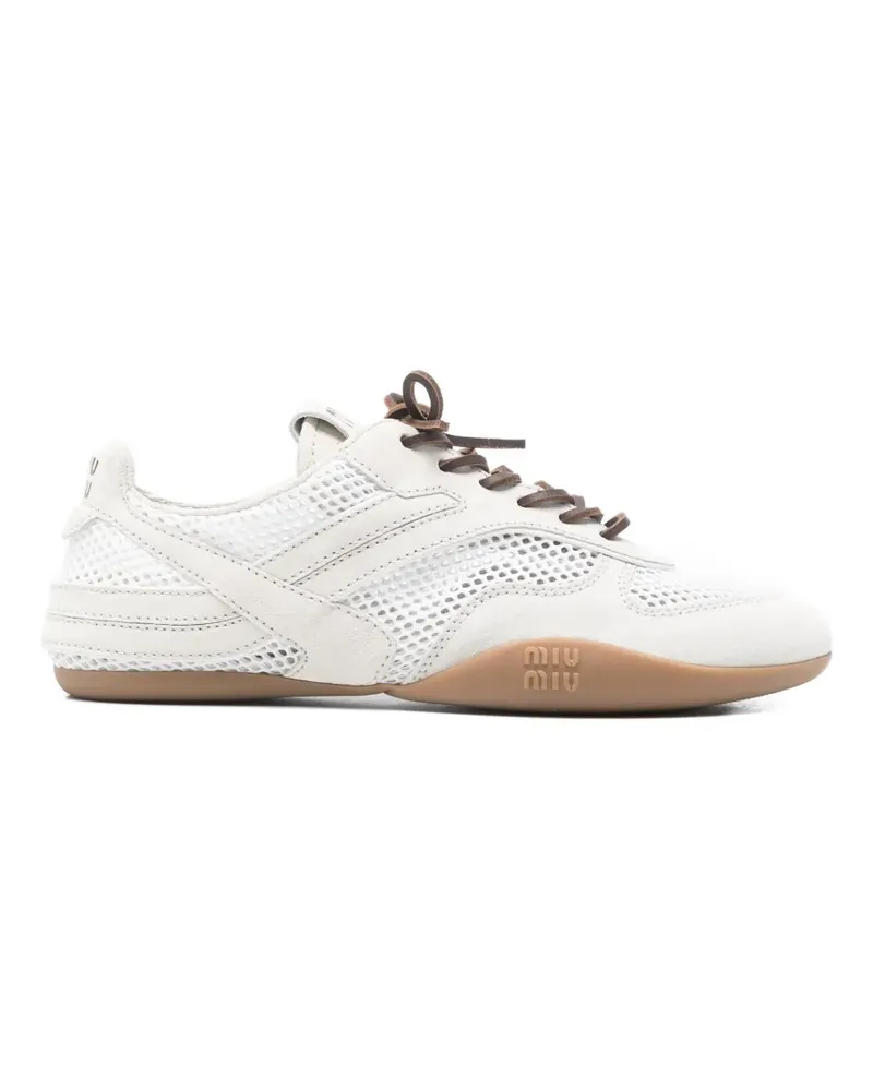 Miu Miu panelled sneakers - Weiß Weiß