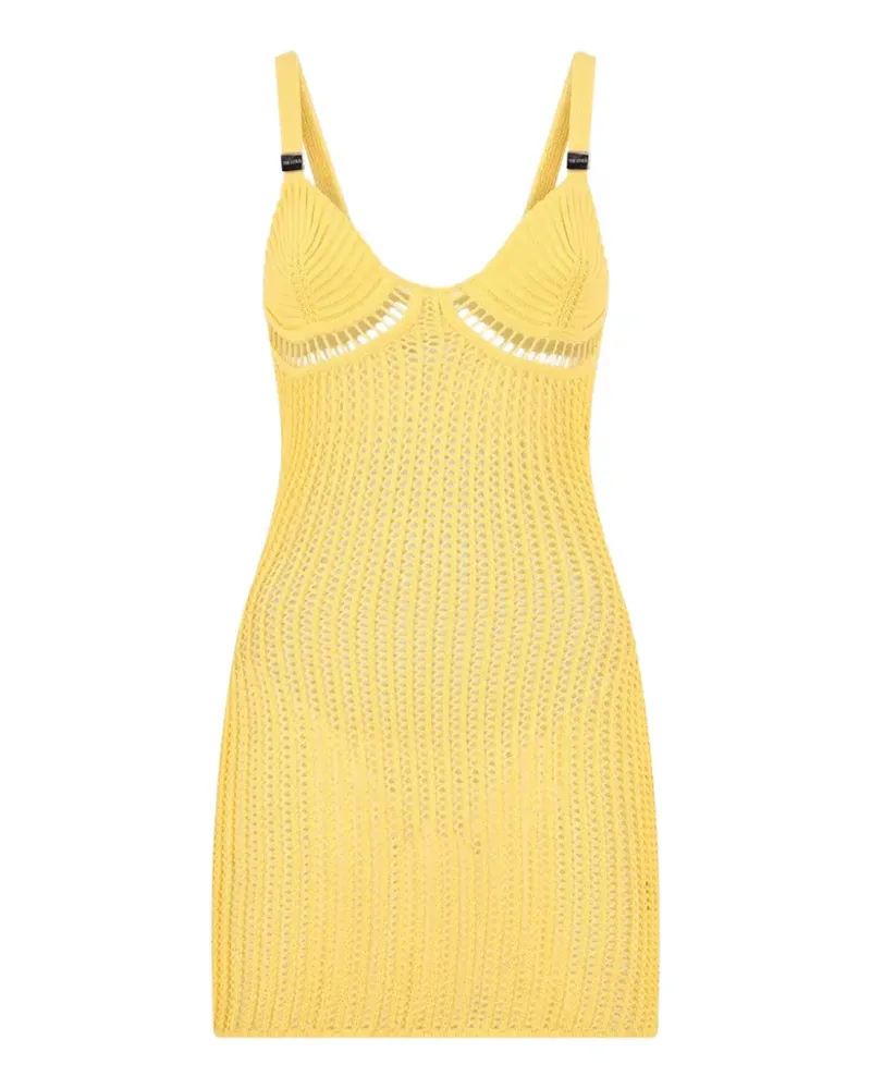 ATTICO Gelbes Minikleid Gelb
