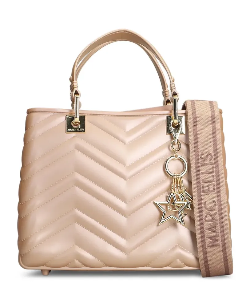 MARC ELLIS Mittelgroße Krissy Wave Tote Bag - Nude Nude