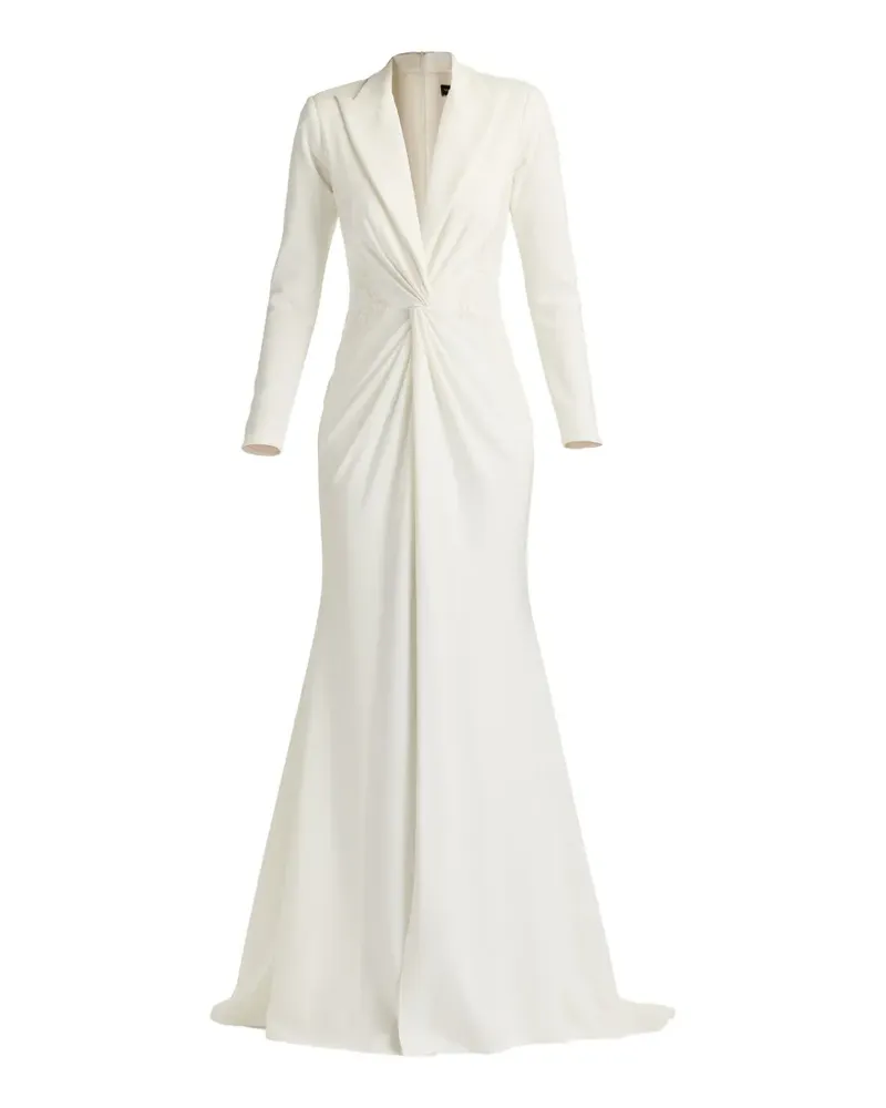 Tadashi Shoji lace twisted dress - Weiß Weiß