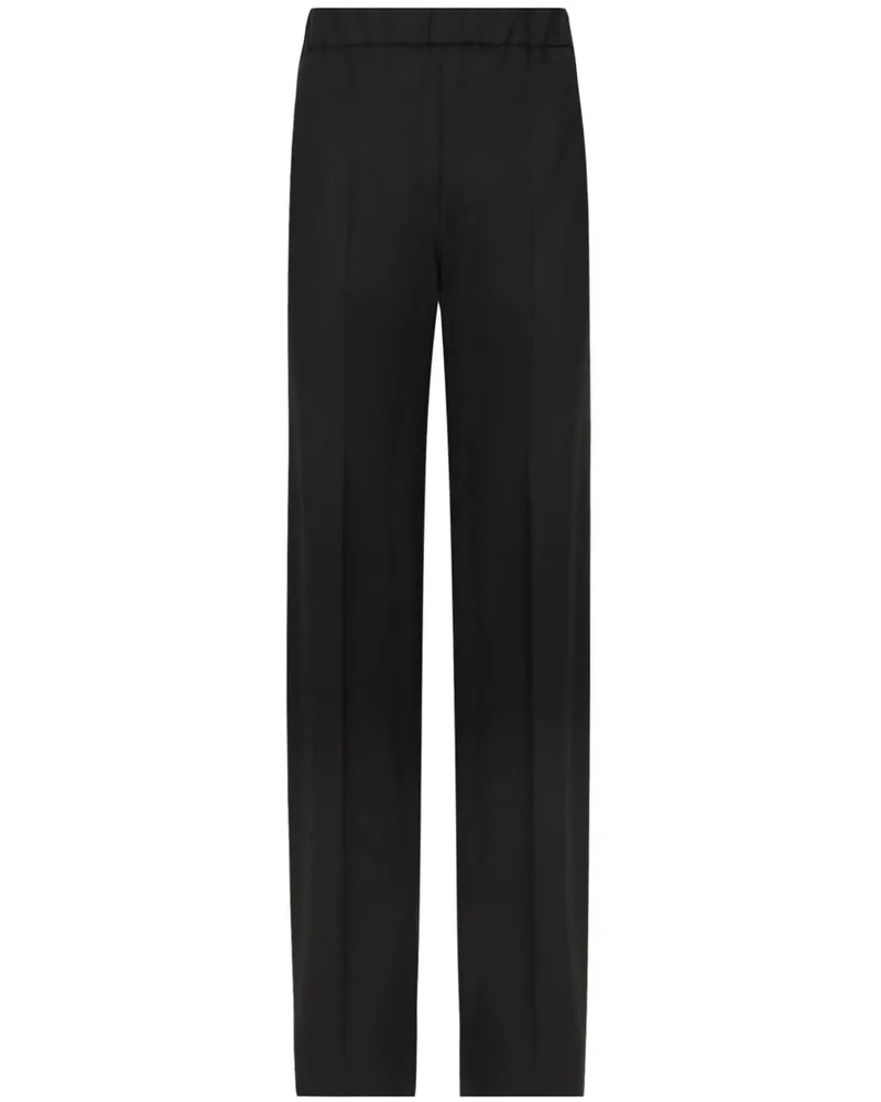 Dolce & Gabbana Ausgestellte Twill-Hose - Schwarz Schwarz