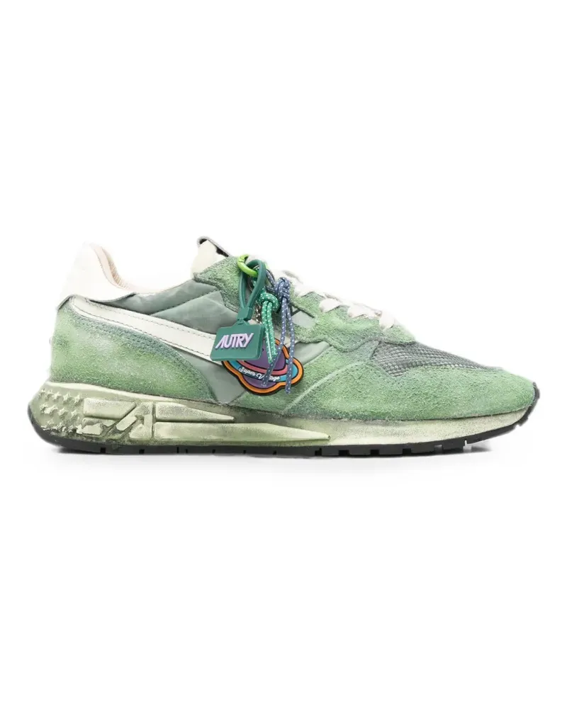 AUTRY Reelwind Super Vintage Sneakers mit Anhänger - Grün Grün