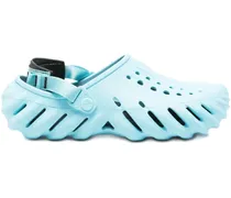 Clogs aus Gummi mit perforiertem Detail - Blau