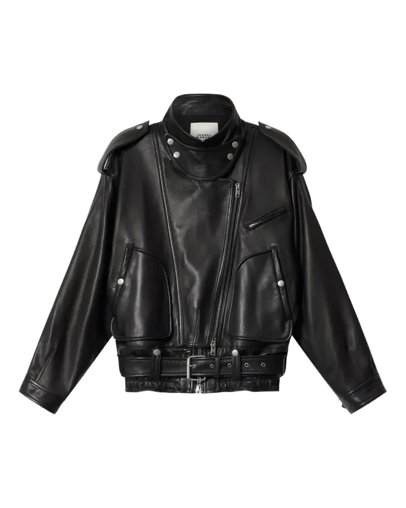 Isabel Marant Farza Jacke - Schwarz Schwarz
