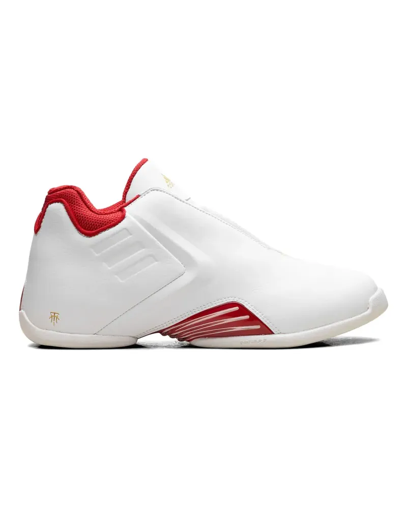 adidas red-trim sneakers - Weiß Weiß