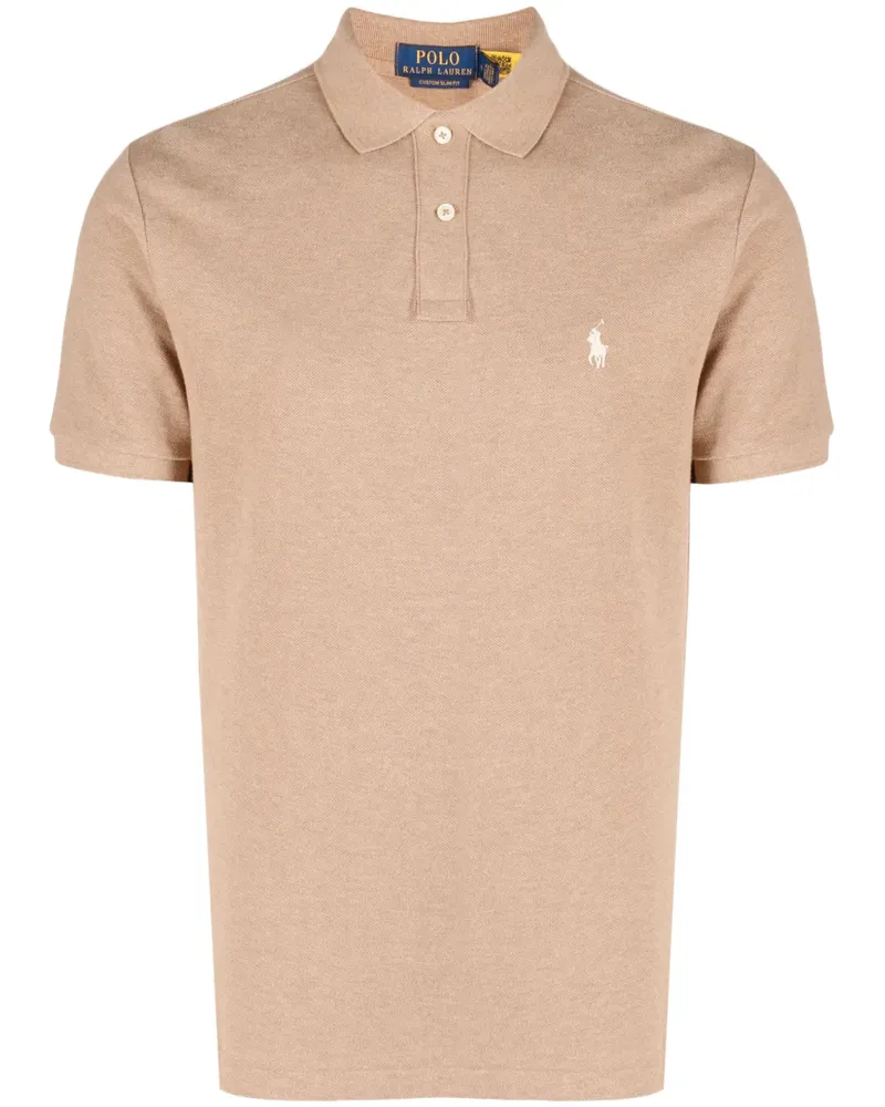 Ralph Lauren Poloshirt mit Logo-Stickerei - Braun Braun