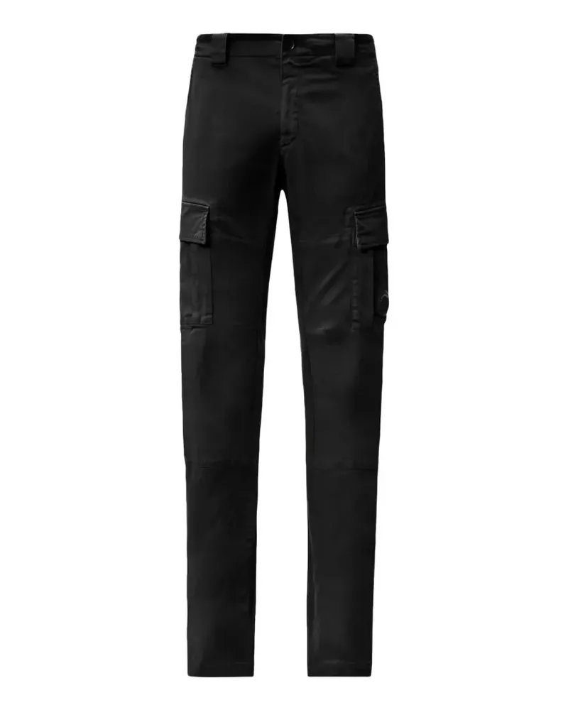C.P. Company Cargohose mit Linsen-Detail - Schwarz Schwarz