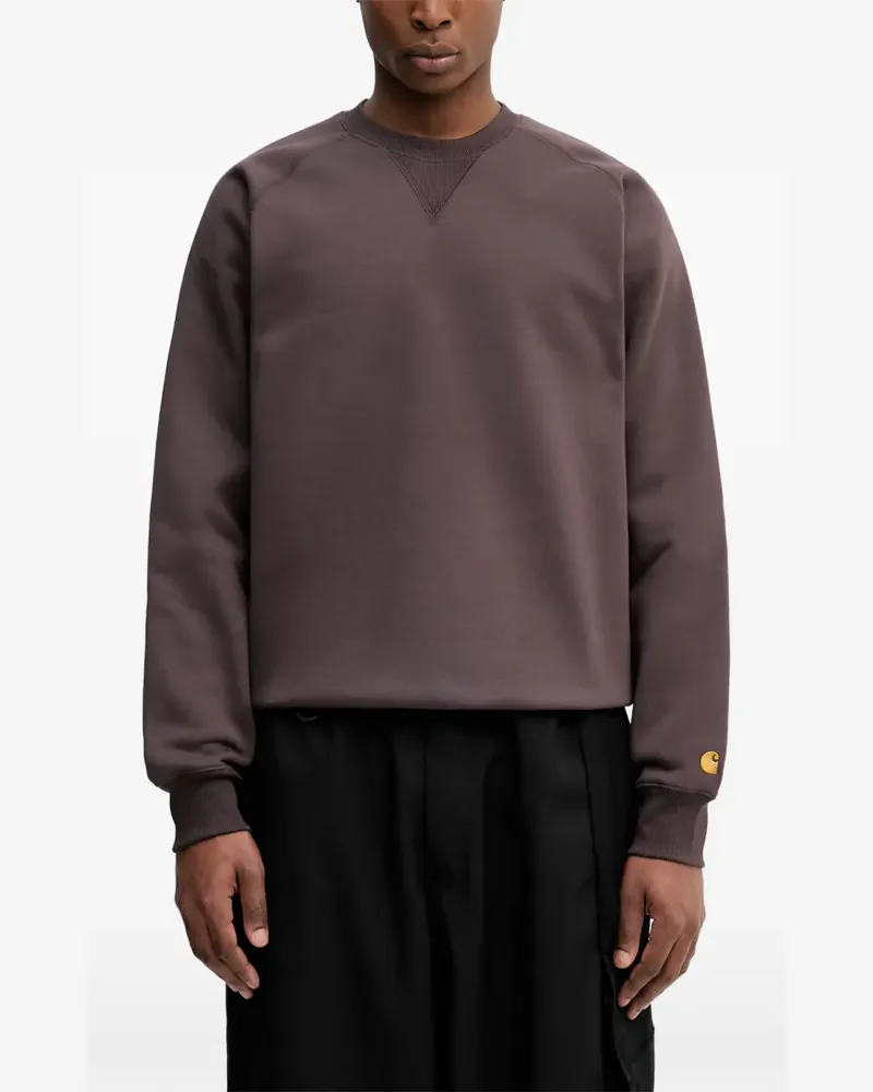 Carhartt WIP Chase logo-embroidered sweatshirt - Violett Violett
