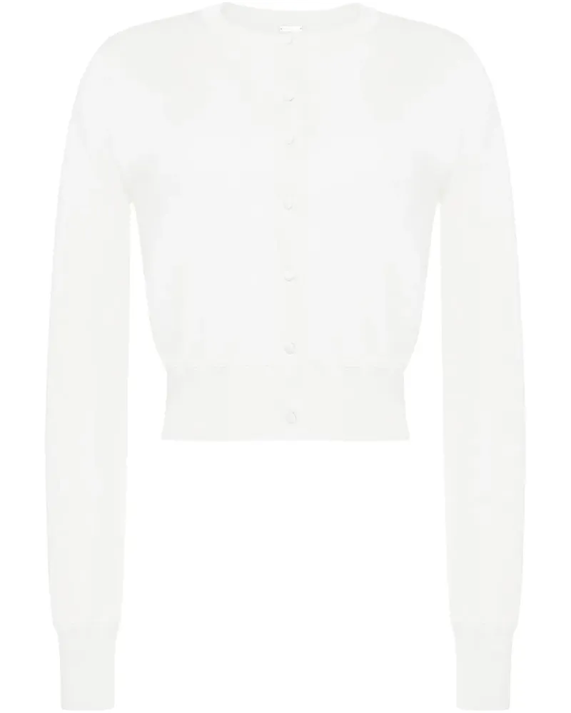 Adam Lippes Geknöpfter Cardigan - Weiß Weiß