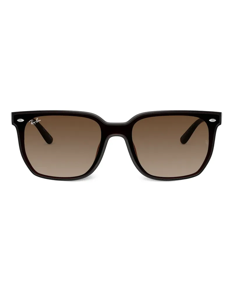 Ray Ban Sonnenbrille mit eckigem Gestell - Braun Braun