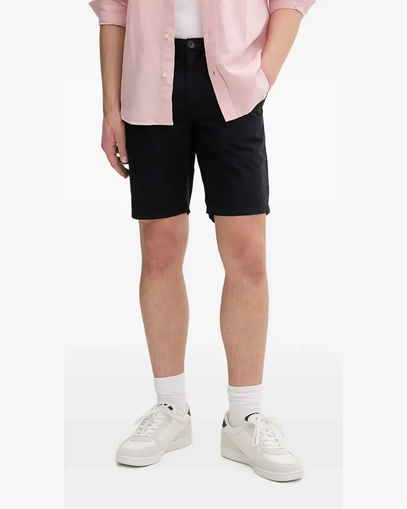 Paul Smith logo-patch chino shorts - Blau Blau