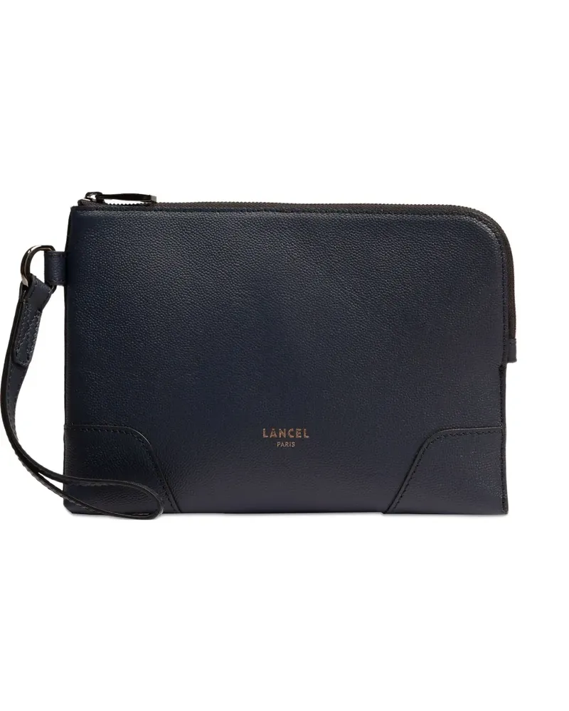 Lancel Clutch mit Reißverschluss - Blau Blau