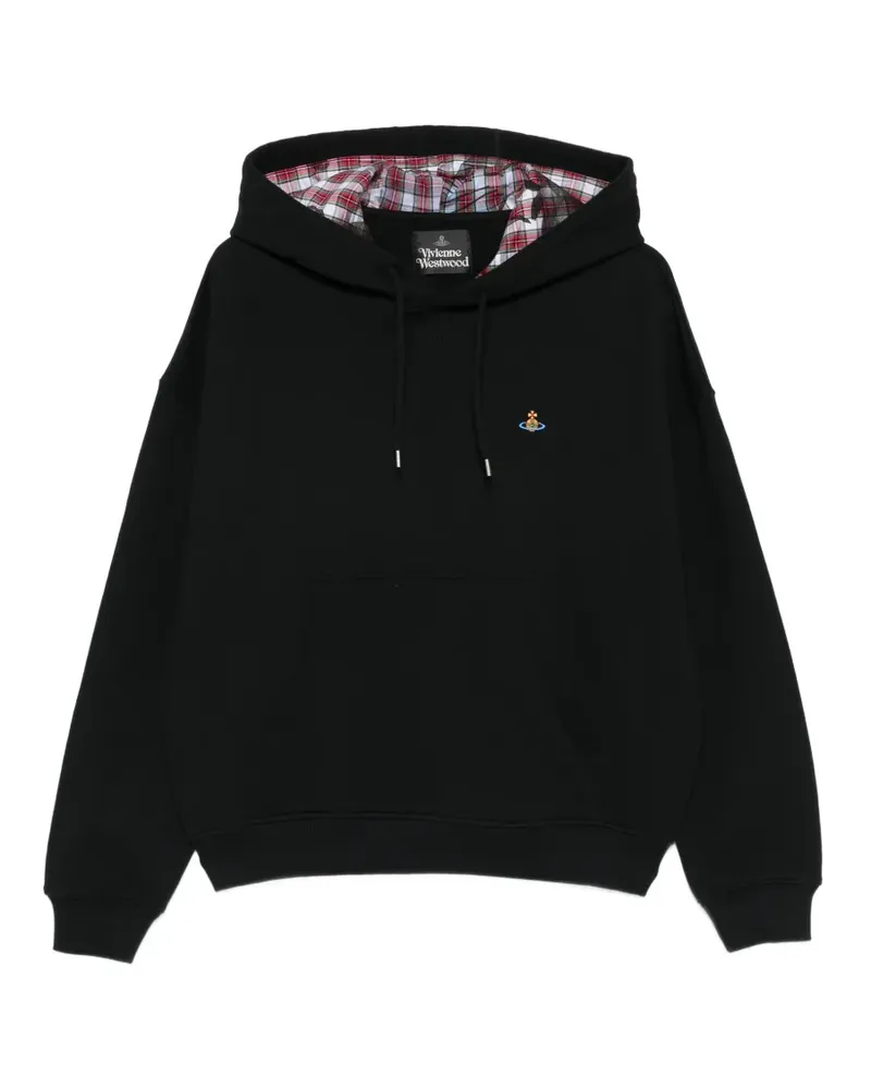 Vivienne Westwood hooded pouch pocket hoodie - Schwarz Schwarz