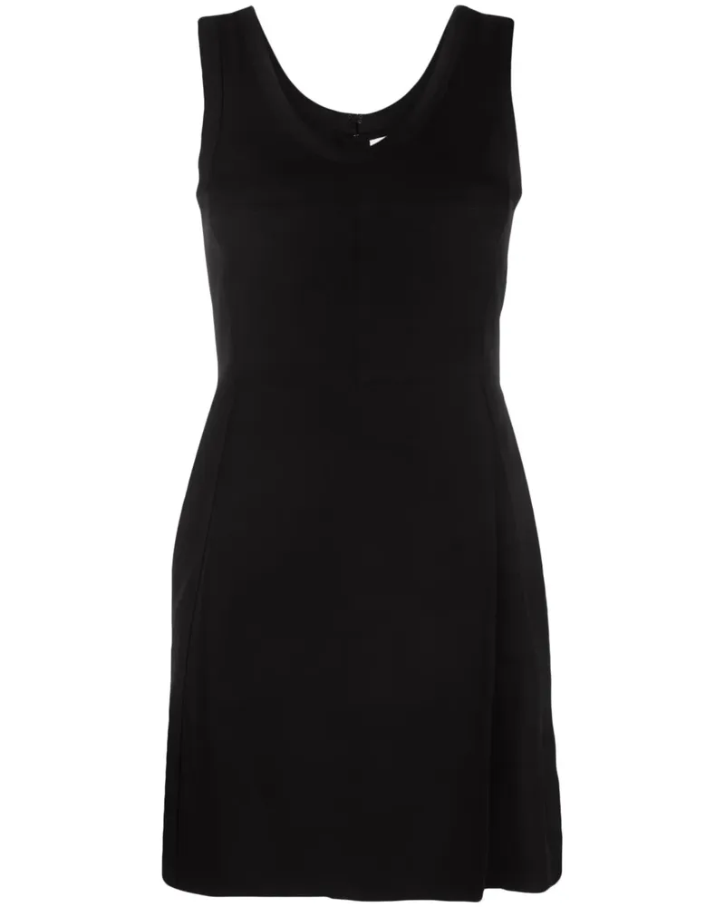 Jil Sander Kurzes Trägerkleid - Schwarz Schwarz