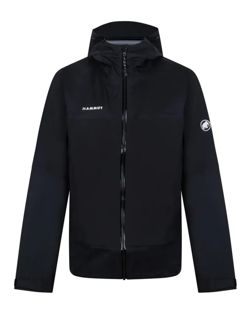 Mammut Delta Jacke mit Logo-Print - Schwarz Schwarz