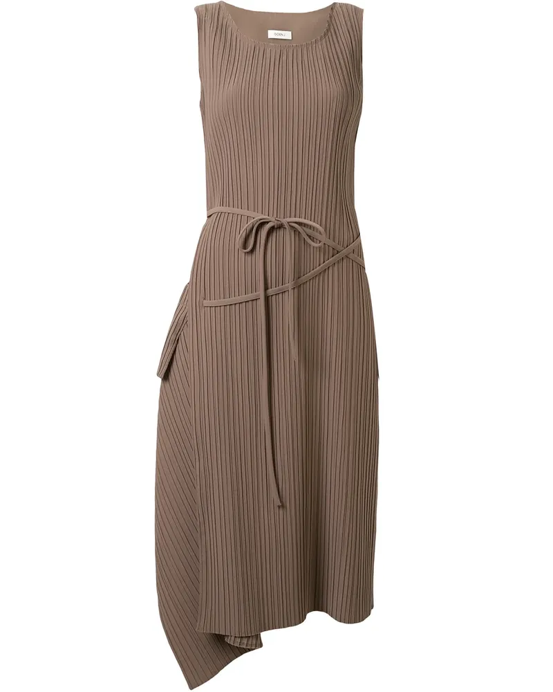 GOEN.J Asymmetrisches Kleid - Braun Braun