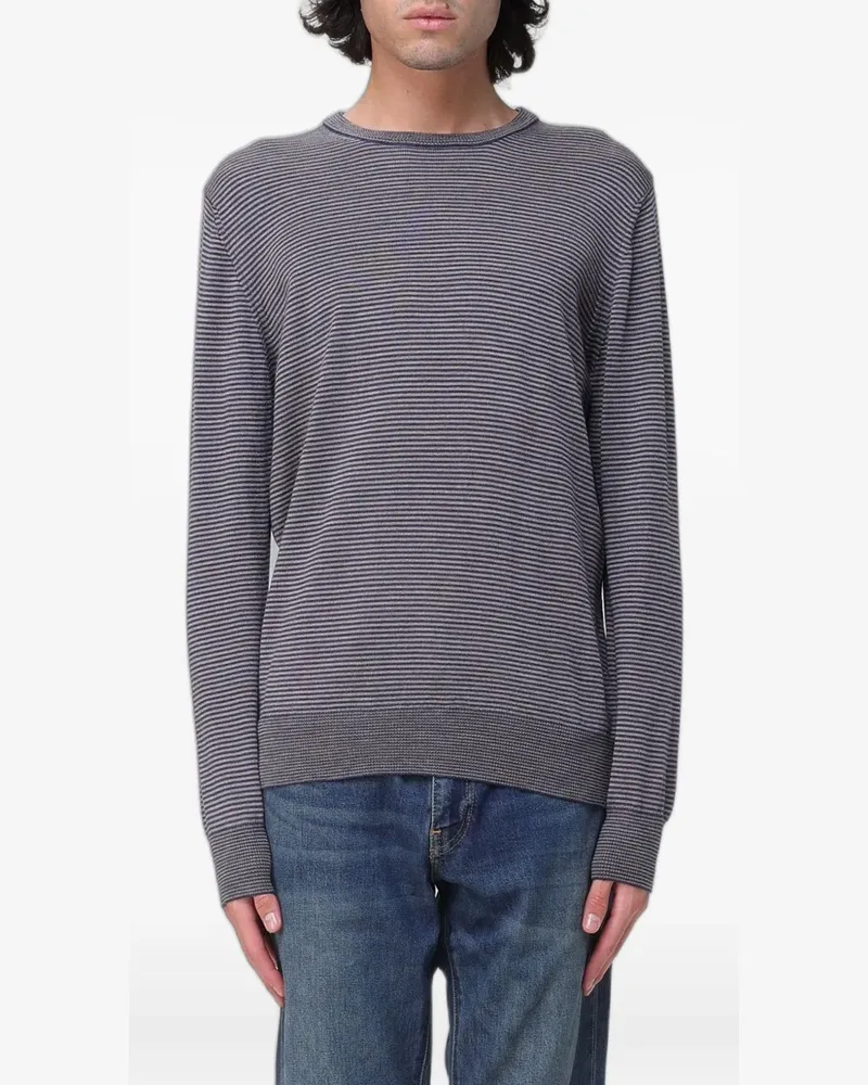 XC striped T-shirt - Blau Blau