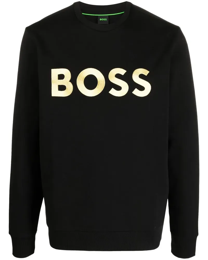 HUGO BOSS Salbo Sweatshirt - Schwarz Schwarz