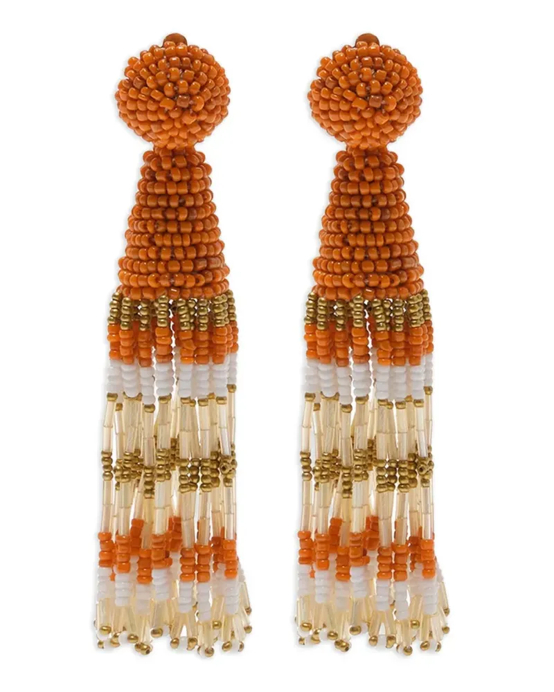 Maliparmi Garden beads earrings - Orange Orange