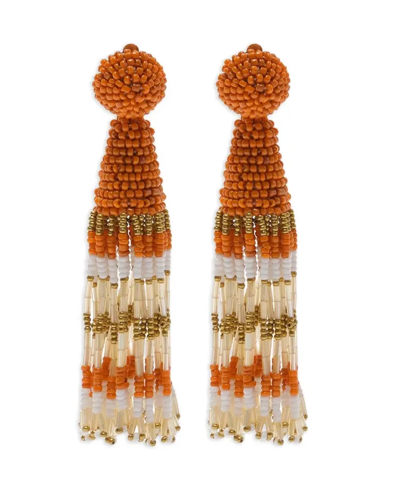 Maliparmi Garden Ohrringe mit Perlen - Orange Orange
