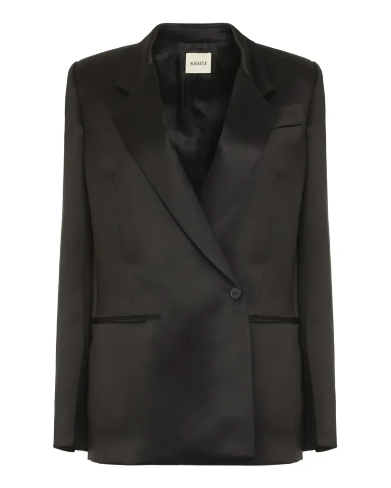 KHAITE Willow double-breasted blazer - Schwarz Schwarz