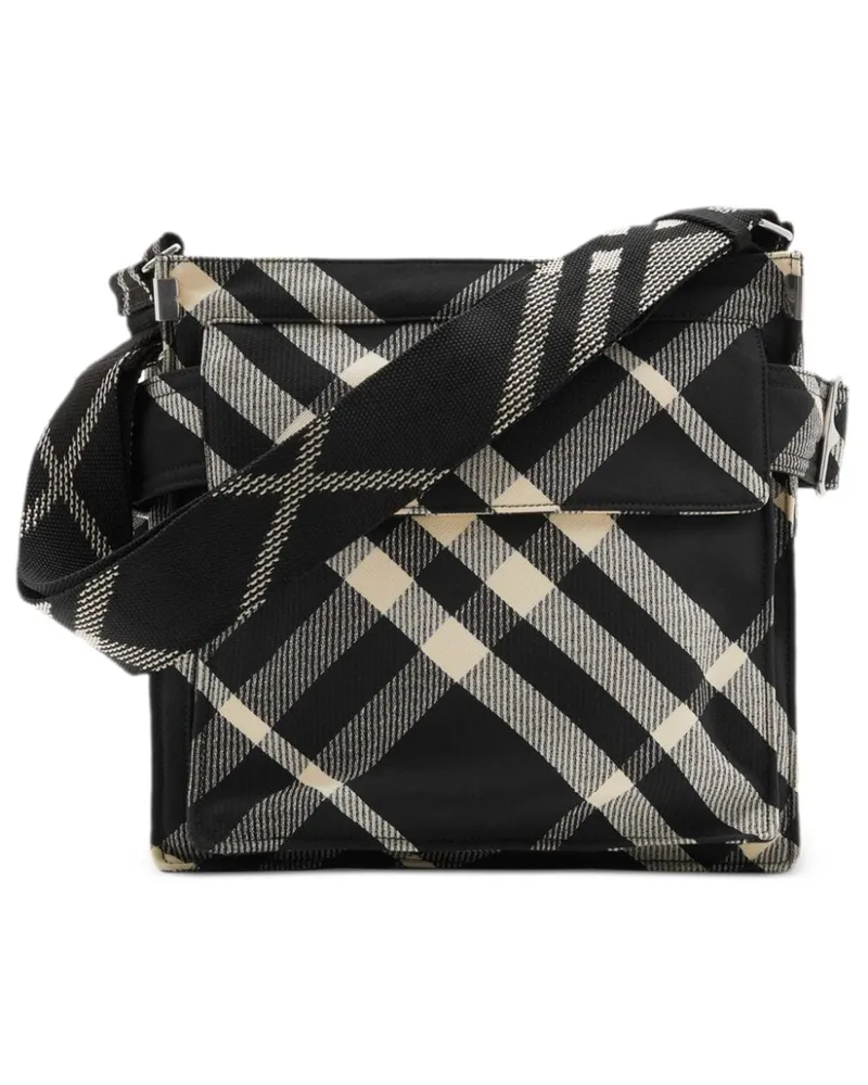 Burberry Karierte Trench Umhängetasche - Schwarz Schwarz