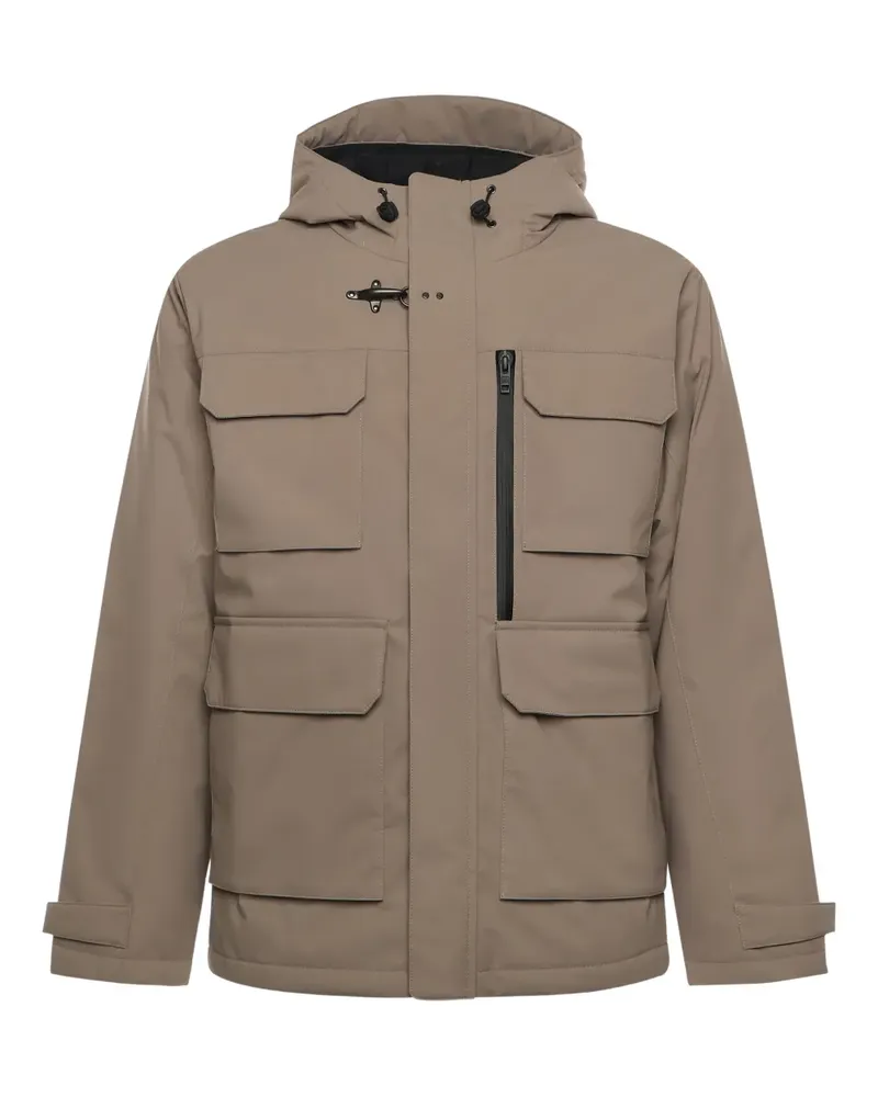 Fay patch-pocket hooded jacket - Nude Nude