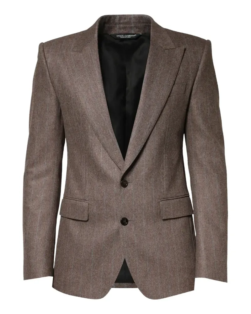 Dolce & Gabbana Sakko mit Nadelstreifen - Braun Braun
