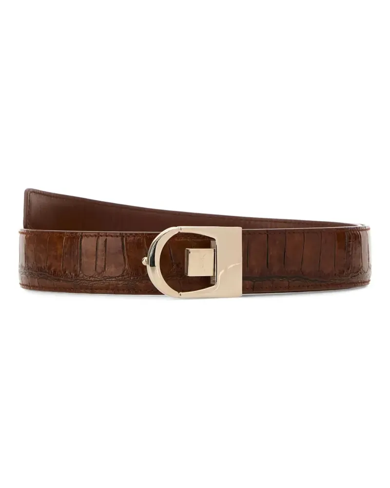 Saint Laurent Wendbarer Gürtel - Braun Braun