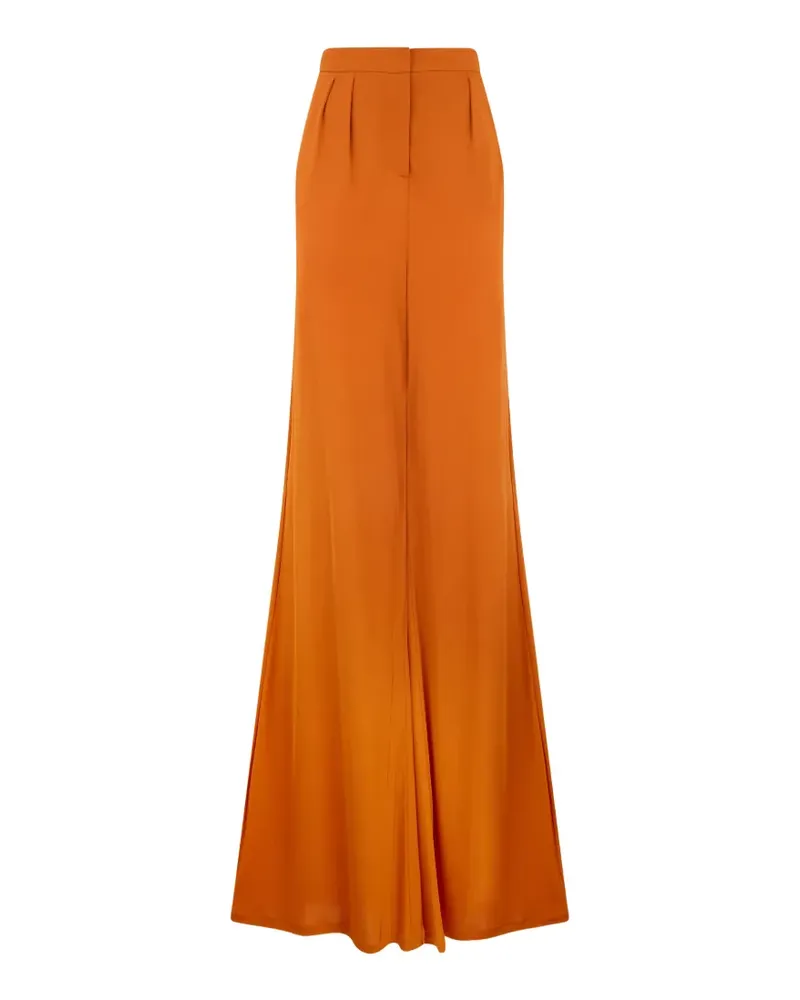 Alberta Ferretti Ausgestellter Maxirock - Orange Orange