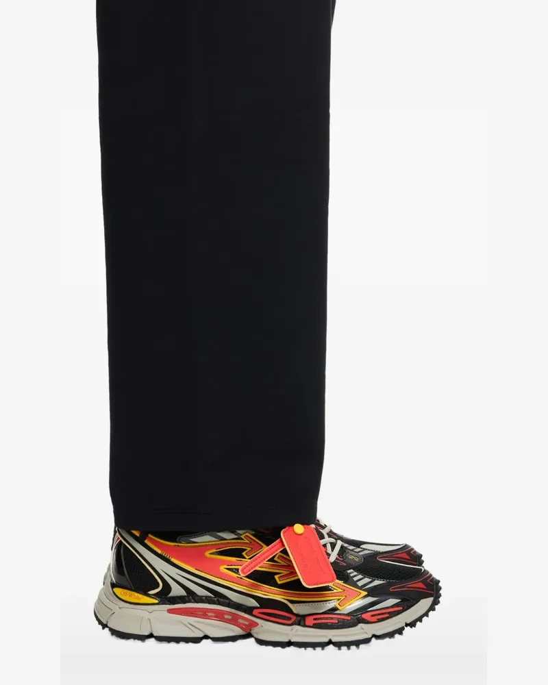 OFF-WHITE Be Right Back Arrow Sneakers mit Reißverschluss - Schwarz Schwarz