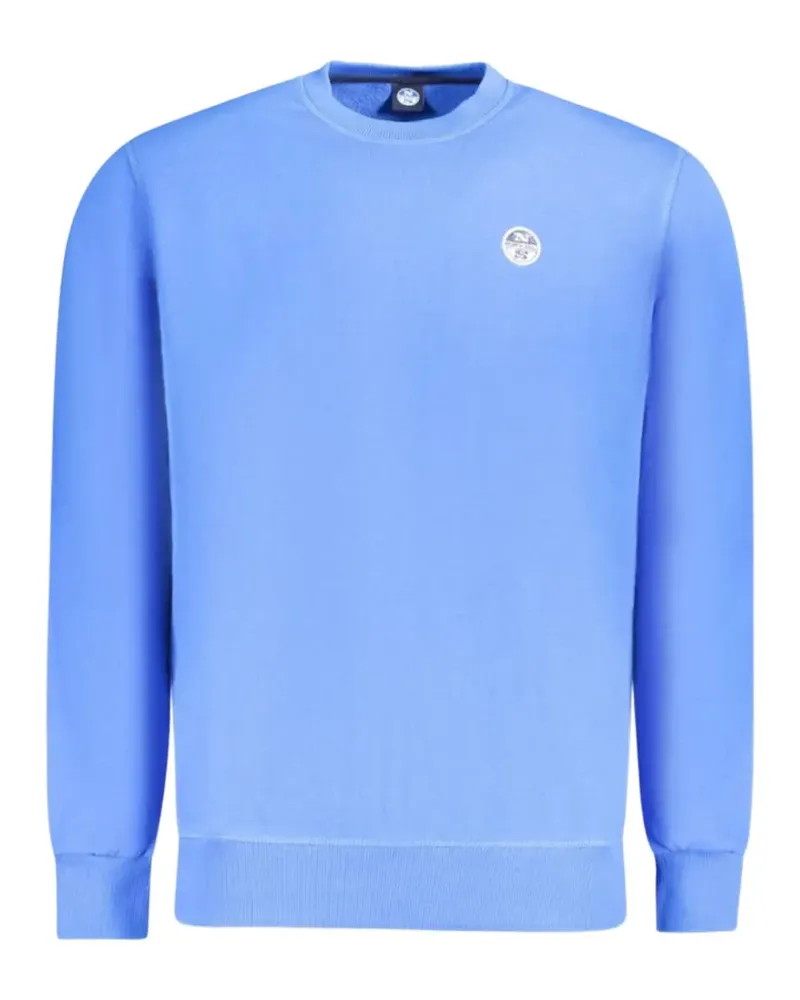 North Sails logo-embroidered crew-neck sweatshirt - Blau Blau