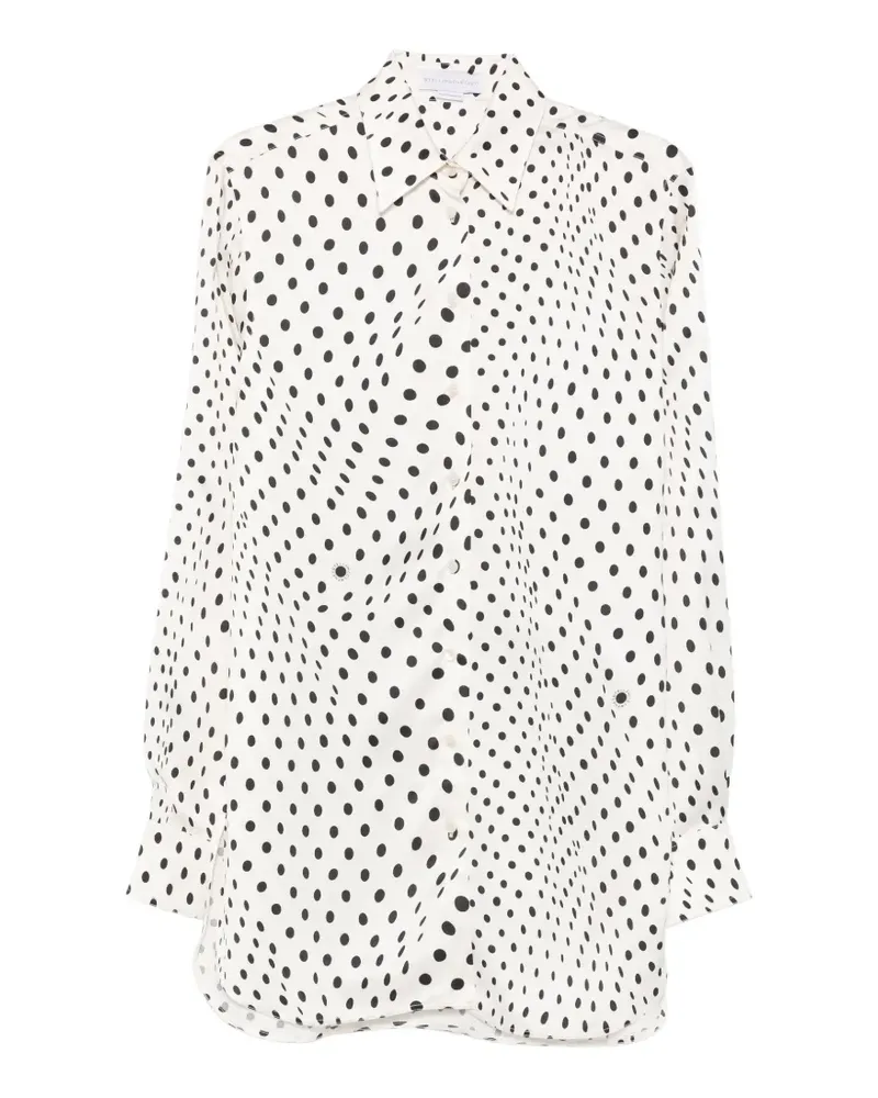 Stella McCartney Hemd mit Polka Dots - Weiß Weiß
