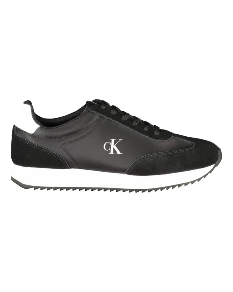 Calvin Klein logo-print sneakers - Schwarz Schwarz