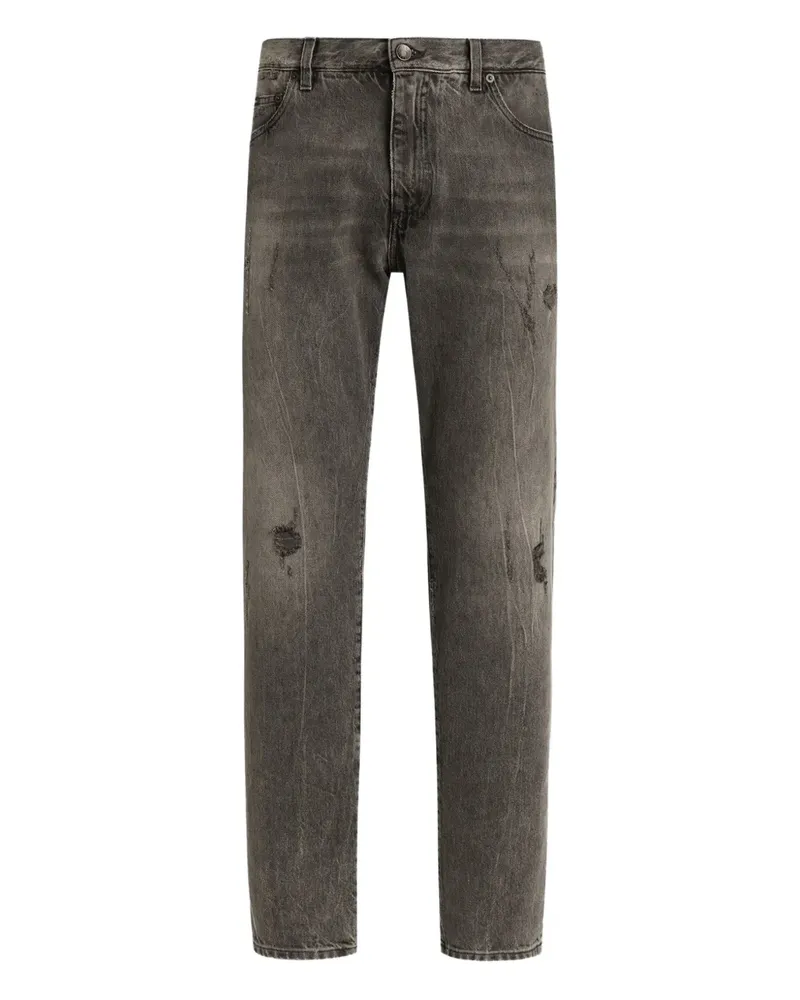 Dolce & Gabbana Jeans im Distressed-Look - Grau Grau