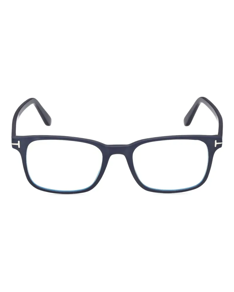 Tom Ford Brille mit eckigem Gestell - Blau Blau