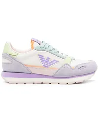 Emporio Armani Sneakers mit Logo-Patch Violett