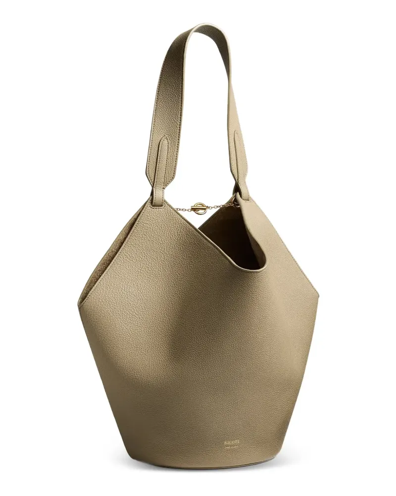 KHAITE Kleine Lotus Tote Bag - Grau Grau