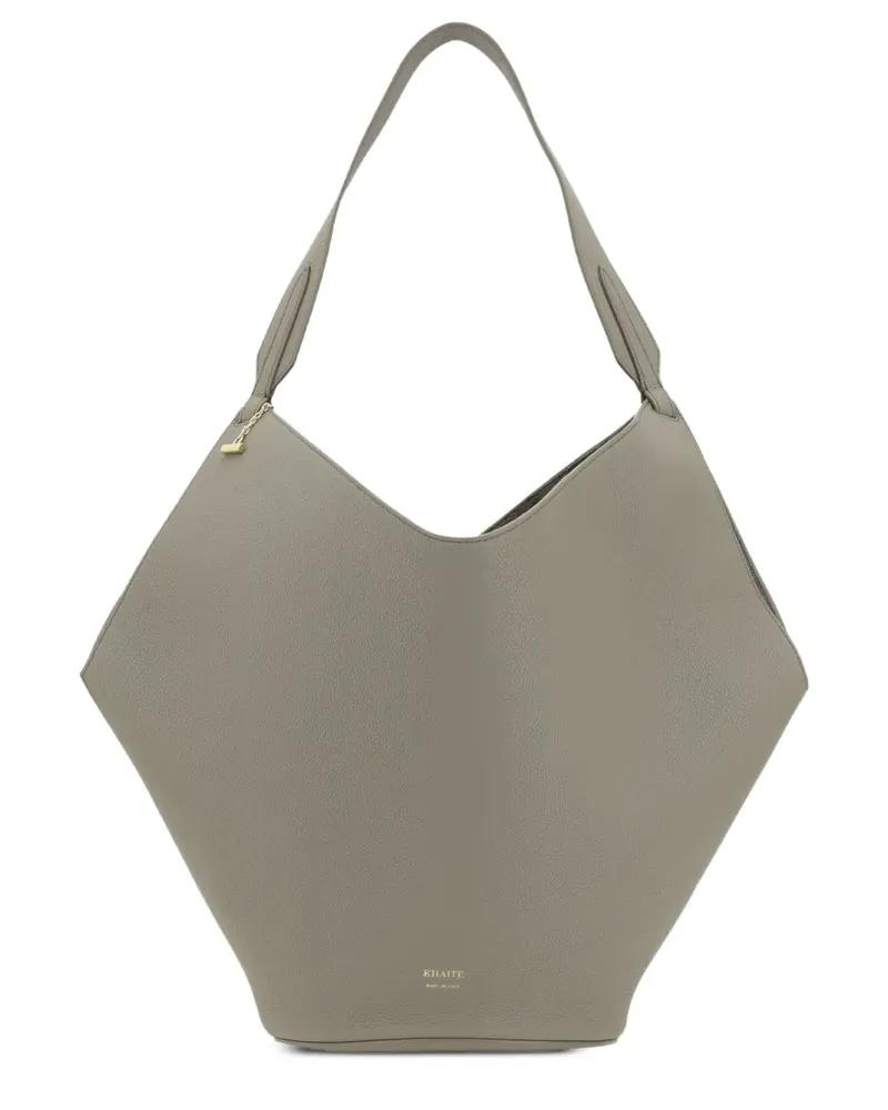 KHAITE Kleine Lotus Tote Bag - Grau Grau