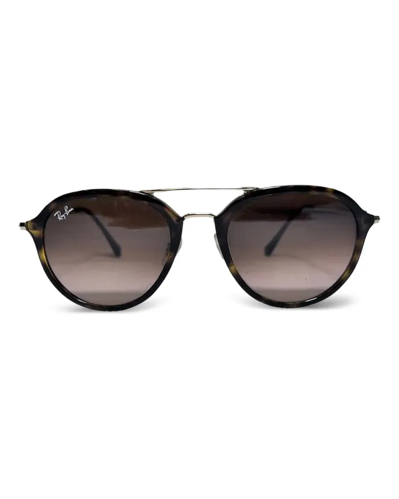 Ray Ban RB4253 Sonnenbrille mit Doppelsteg - Braun Braun