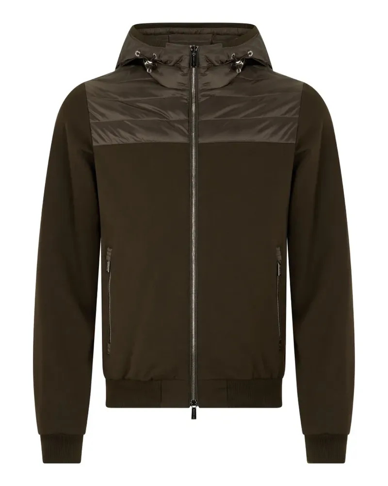 MOORER hooded zip jacket - Grün Grün