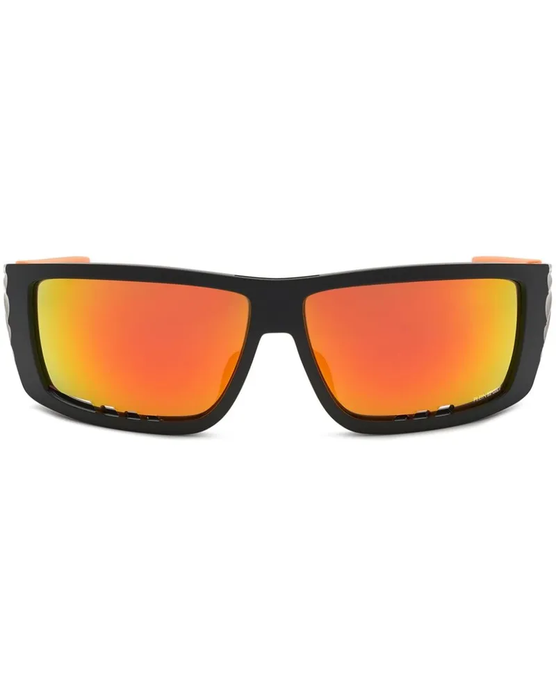 Philipp Plein Fierless Sonnenbrille mit eckigem Gestell - Orange Orange