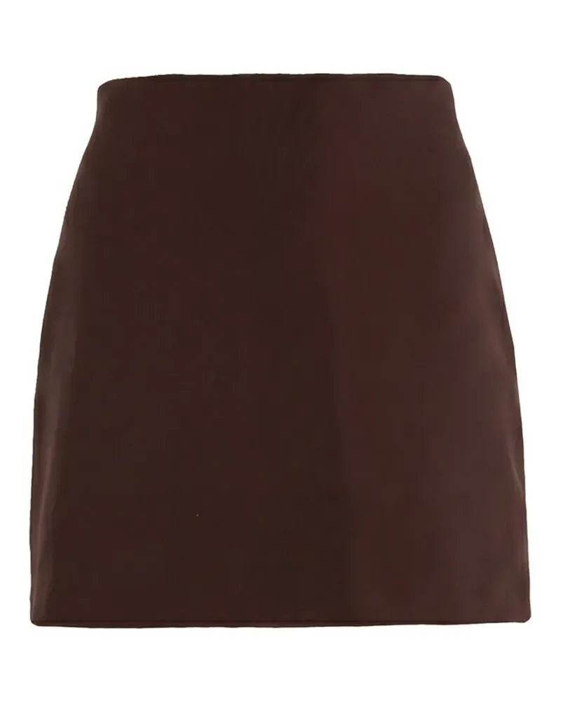 Wolford Midnight Grace Minirock in A-Linie - Braun Braun
