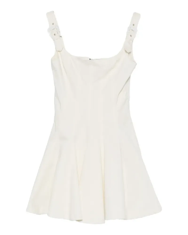 Versace Jeans buckle strap dress - Nude Nude