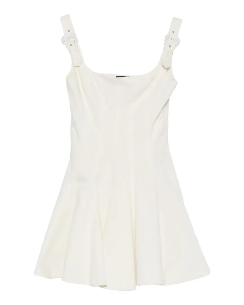 Versace Jeans buckle strap dress - Nude Nude