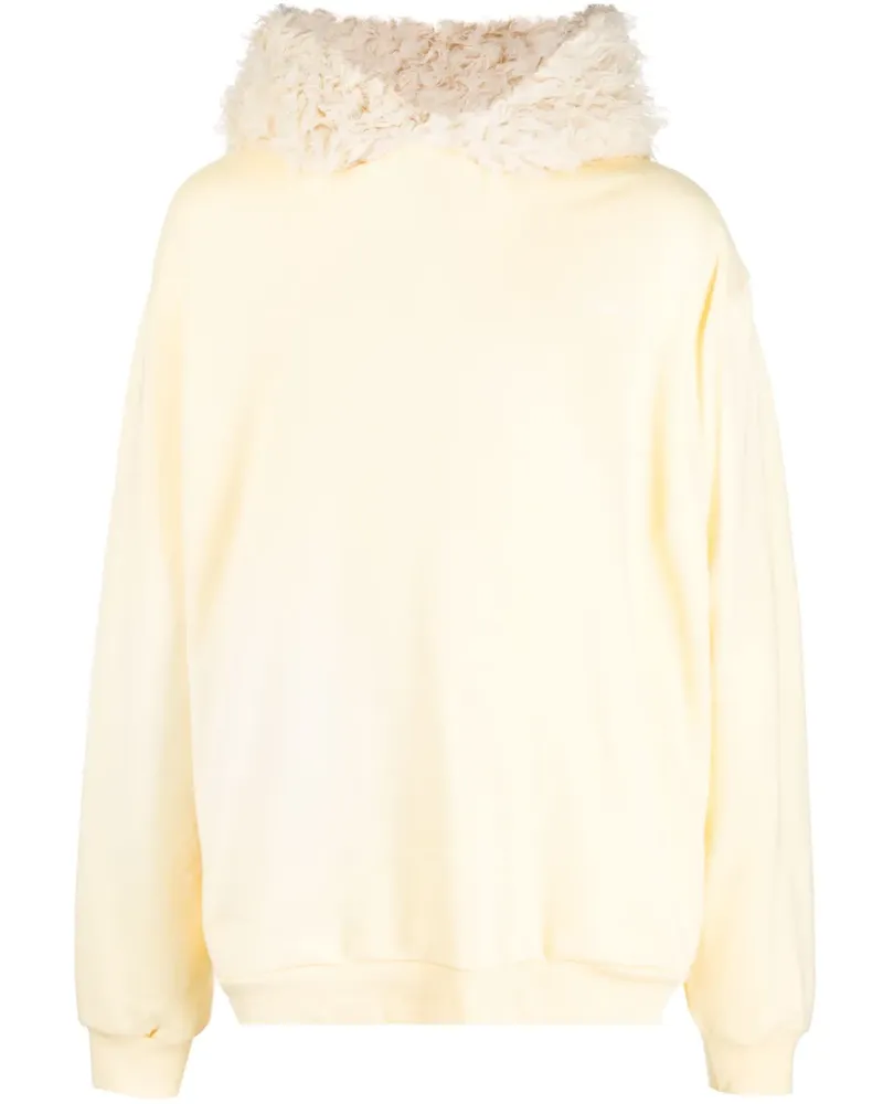 Marni Hoodie mit Faux Fur - Gelb Gelb