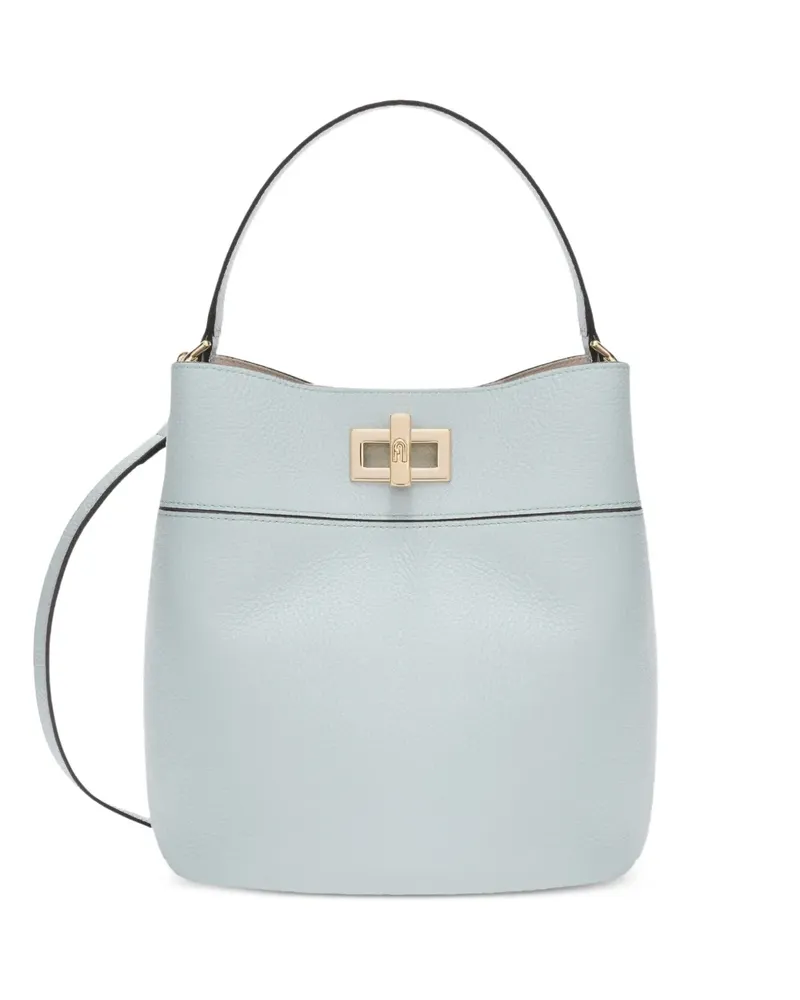 Furla Amelia Beuteltasche aus Leder - Blau Blau